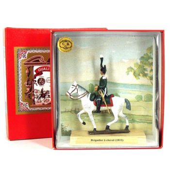 brigadier des Douanes à cheval (1812) en coffret de présentation