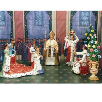 petit diorama « le Sacre de Napoléon »