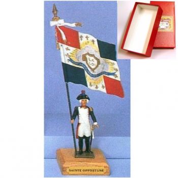 drapeau du District de Sainte Opportune en coffret