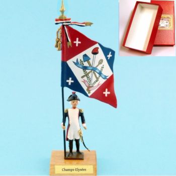 drapeau du District des Champs Elys&eacute;es en coffret