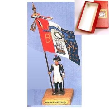 drapeau du District des Blanc-Manteaux en coffret