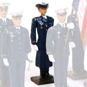 El&egrave;ve (femme) de l'Ecole de l'Air au fixe