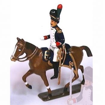 officier &agrave; cheval des chasseurs &agrave; pied de la Garde (1806)