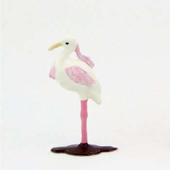 Flamant rose (demi-ronde bosse, h. 2,4 cm)