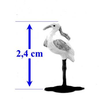 Flamant rose (demi-ronde bosse, h. 2,4 cm)