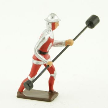 artilleur anglais avec écouvillon