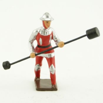 artilleur anglais avec écouvillon