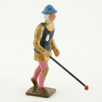 archer anglais avec mèche