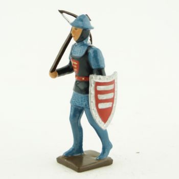 archer anglais avec arbal&egrave;te et bouclier