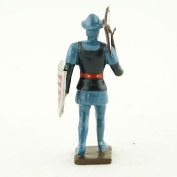 archer anglais avec arbalète et bouclier
