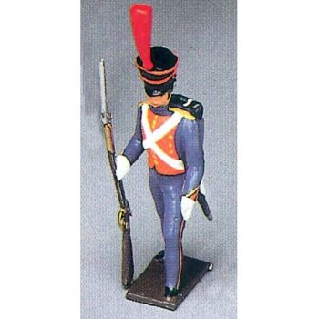 Marin de la garde fusil au pied (&laquo; les adieux de Fontainebleau &raquo;)