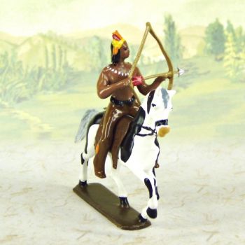 indien à cheval tirant avec arc