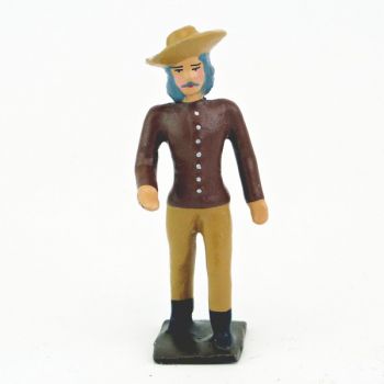 cow-boy debout (tunique marron)