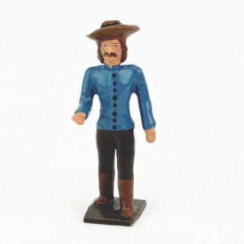 cow-boy debout (tunique bleue)