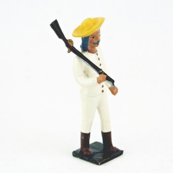 cow-boy, fusil sur l'épaule