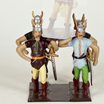 chef Gaulois porté sur bouclier par 4 porteurs (anc. 5003)