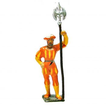 Hallebardier, tenue Orange et Jaune (anc. 0012-5)