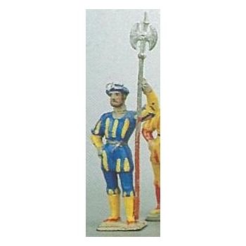 Hallebardier tenue Bleu Gentiane et Jaune (anc. 0012-3)