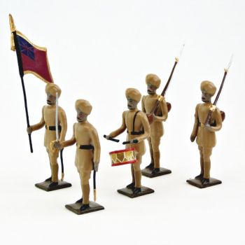 Hindous, ensemble de 5 figurines