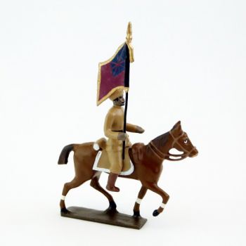 étendard des hindous kakis à cheval