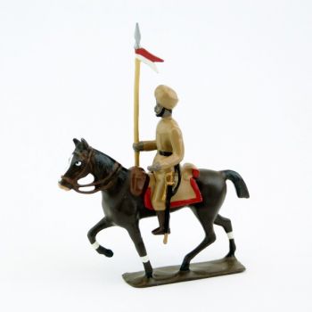 cavalier des hindous kakis &agrave; cheval