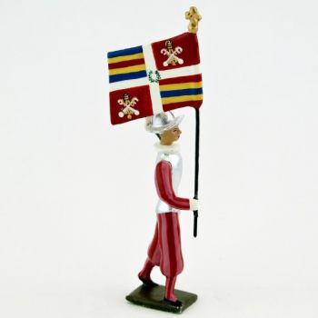 porte-drapeau des Gardes suisses du Pape