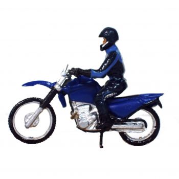 gendarme instructeur sur moto de cross (école de Fontainebleau)