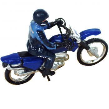 gendarme instructeur sur moto de cross (école de Fontainebleau)