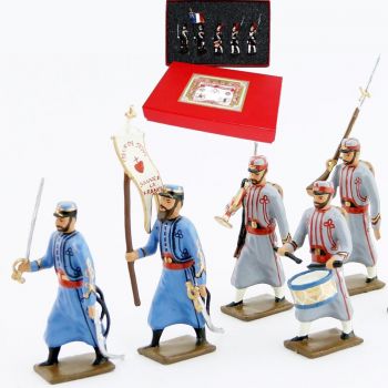 Zouaves pontificaux (1870), coffret de 5 figurines