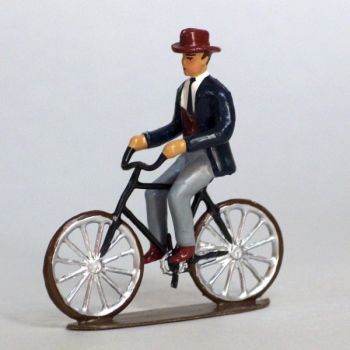 Homme &agrave; bicyclette (Paris 1900)