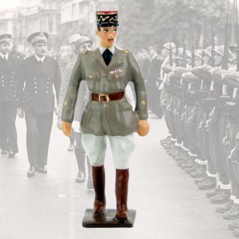 G&eacute;n&eacute;ral de Gaulle en uniforme de g&eacute;n&eacute;ral de l&rsquo;arm&eacute;e fran&ccedil;aise (campagne de 1940)