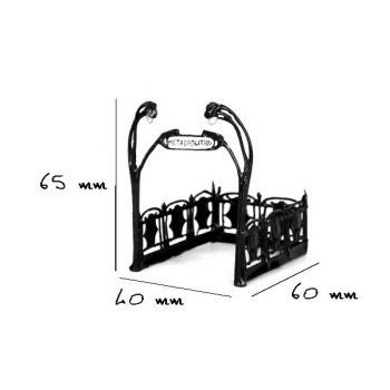 entrée de Métro, style « nouille » ou « Guimard »