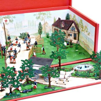 très grand diorama « les Manœuvres du Service de Santé »