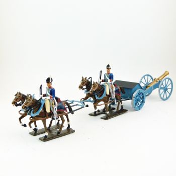 Canon Anglais, attelage 4 chevaux