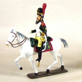 sapeur des dragons de la garde &agrave; cheval avec hache