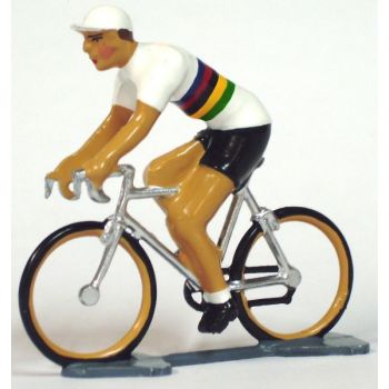 Maillot &agrave; bandes multicolores - Champion du monde