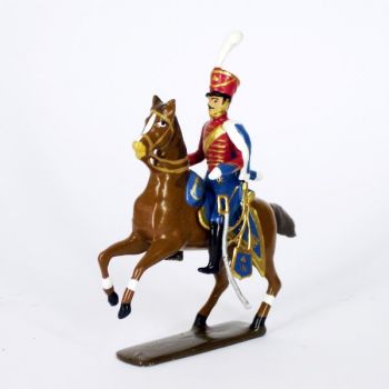 officier du 13e r&eacute;giment de hussards (1808)