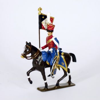 etendard du 13e r&eacute;giment de hussards (1808)