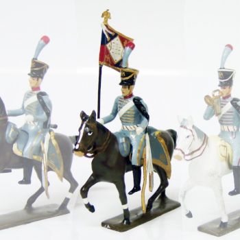 etendard du 3e r&eacute;giment de hussards (1808)