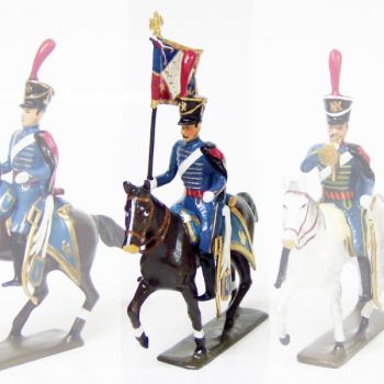 etendard du 4e r&eacute;giment de hussards (1808)