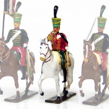 trompette (d'ordonnance) du 7e r&eacute;giment de hussards (1808)