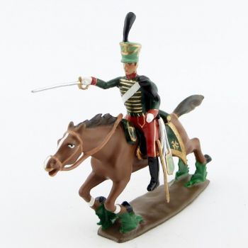 officier du 7e Hussards &agrave; la charge