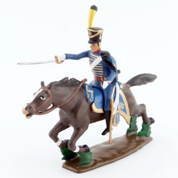 officier du 7e Hussards &agrave; la charge
