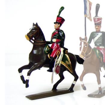 officier du 8e r&eacute;giment de hussards (1808)
