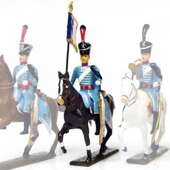 etendard du 10e r&eacute;giment de hussards (1808)