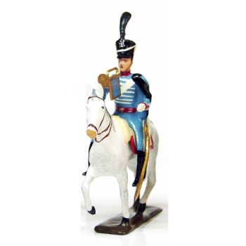 trompette (d'ordonnance) du 10e r&eacute;giment de hussards (1808)