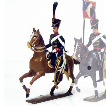 officier du 11e r&eacute;giment de hussards (1808)