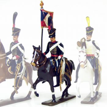 etendard du 11e r&eacute;giment de hussards (1808)