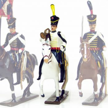 trompette (d'ordonnance) du 11e r&eacute;giment de hussards (1808)