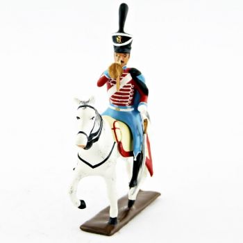 trompette (d'ordonnance) du 12e r&eacute;giment de hussards (1808)